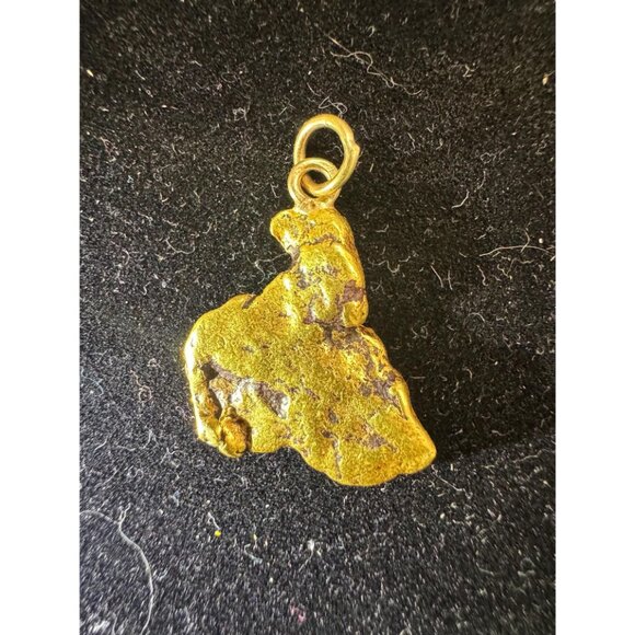 California Gold Nugget Pendant 5.47 grams - Picture 2 of 4